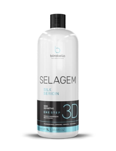 Borabella selagem silk 3d nanoplastia Kuracja do prostowania włosów cienkich 1000ml