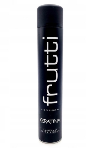 Frutti Keratina Lakier extra mocny z keratyną Czarny 750ml