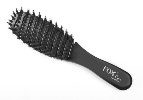 Fox care mini Szczotka do włosów włosie dzika i nylon