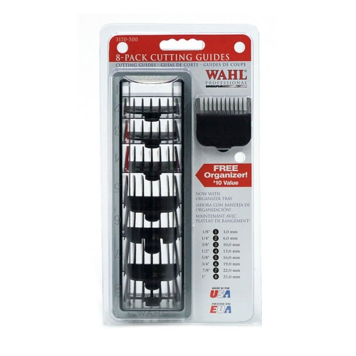Wahl komplet 8 plastikowych nasadek w pudełku do maszynki Wahl balding