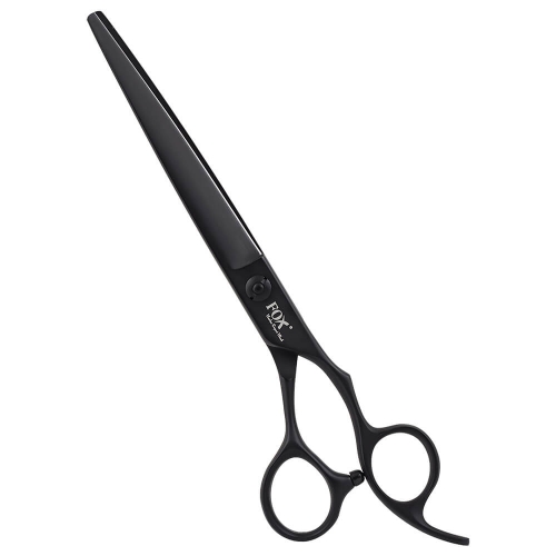 Fox barber expert black Nożyczki do strzyżenia włosów brody i wąsów czarne 7"