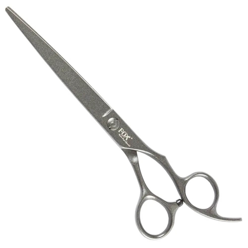 Fox barber expert gunmetal Nożyczki do strzyżenia włosów brody i wąsów czarne 7"