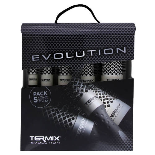 Termix evolution soft Zestaw okrągłych szczotek do modelowania włosów cienkich 17, 23, 28, 32, 43mm