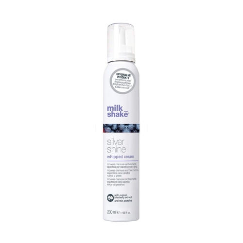 Milk shake silver shine whipped cream Odżywka z fioletowym pigmentem w piance do włosów blond 200ml