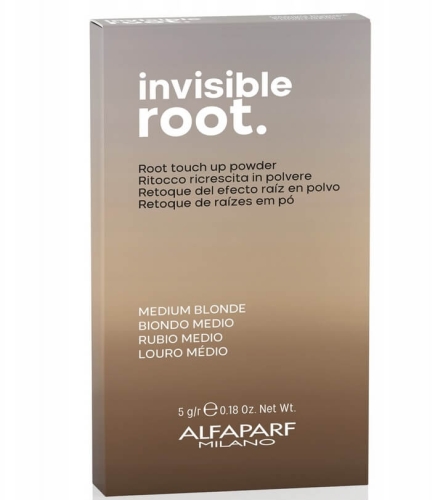 Alfaparf invisible root Korektor odrostu w pudrze średni blond 5gr 