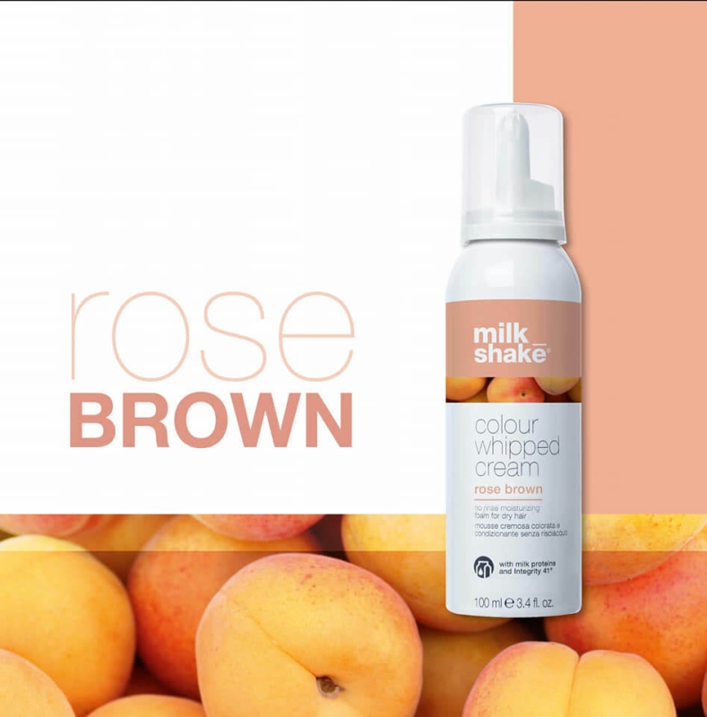 Milk shake colour whipped cream Pianka koloryzująca do włosów rose brown 100ml