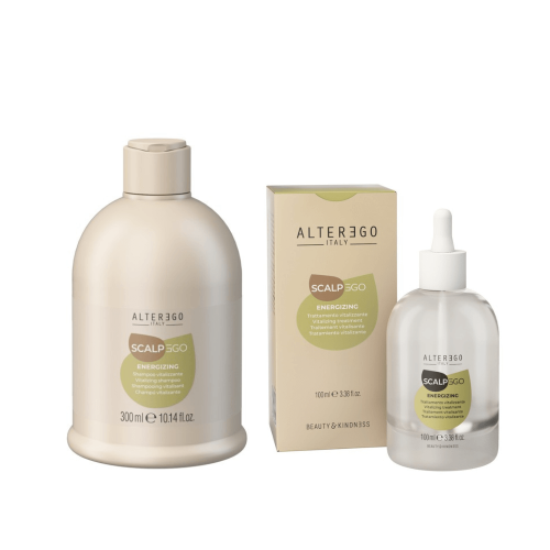 Alter ego scalpego energizing Zestaw przeciw wypadaniu włosów Szampon 300ml  Lotion 100ml