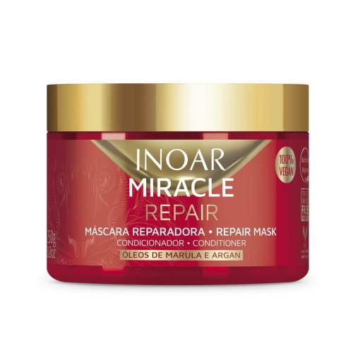 Inoar miracle repair Maska regenerująca do włosów zniszczonych 250ml
