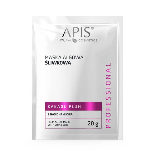 APIS Maska algowa śliwkowa z nasionami chia 20g