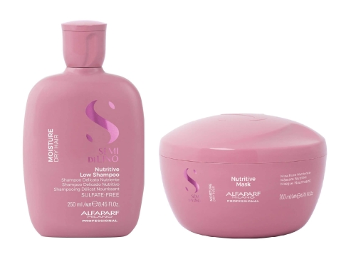 ALFAPARF SDL MOISTURE Nutritive szampon +  maska ZESTAW nawilżający do włosów suchych