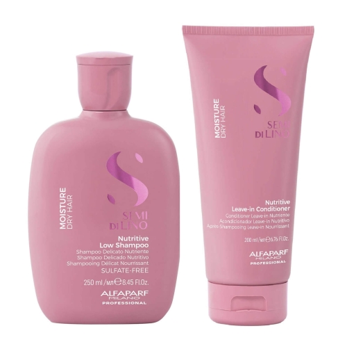 ALFAPARF SDL MOISTURE Nutritive szampon + odżywka ZESTAW nawilżający do włosów suchych