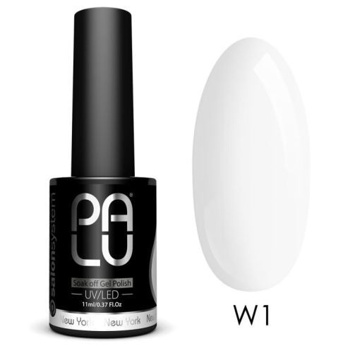 Palu new york w1 Lakier hybrydowy do paznokci biały 11ml 
