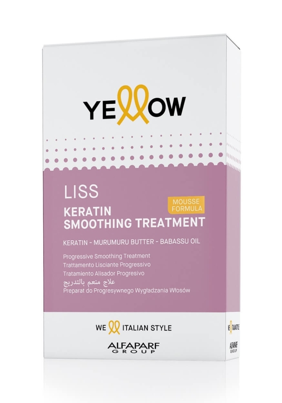 YELLOW form brazilian keratin protex - Zestaw do keratynowego prostowania włosów