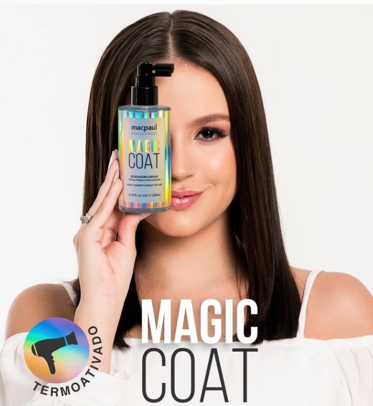 Macpaul magic coat Spray termoaktywny szkło do włosów 200ml