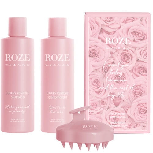 Roze avenue bestie duo box Zestaw Szampon 250ml Odżywka 250ml Szczotka 