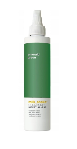 Milk shake direct colour emerald green Odżywka koloryzująca do włosów zielona 200ml