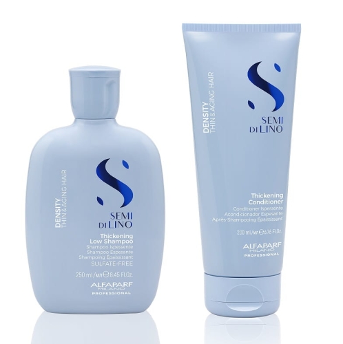 Alfaparf sdl density  Zestaw pogrubiający do włosów cienkich  szampon 250ml odżywka 200ml