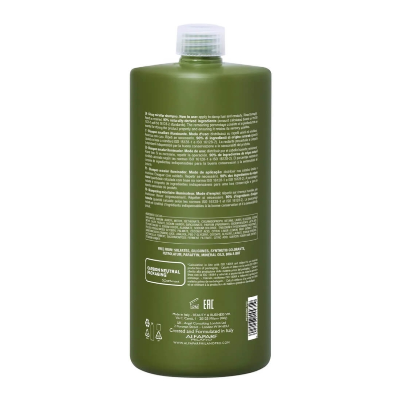 Benvoleo glossy Micelarny szampon nabłyszczający do włosów 1000ml