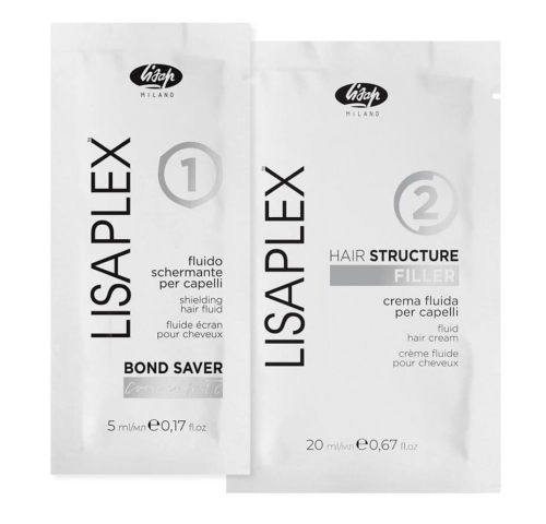 Lisap Lisaplex Zestaw do odbudowy włosów 5ml N'1+20ml N'2 Zestaw do farby
