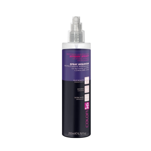 Ing biphasic anti-yellow spray Fioletowa odżywka dwufazowa do włosów blond 200ml
