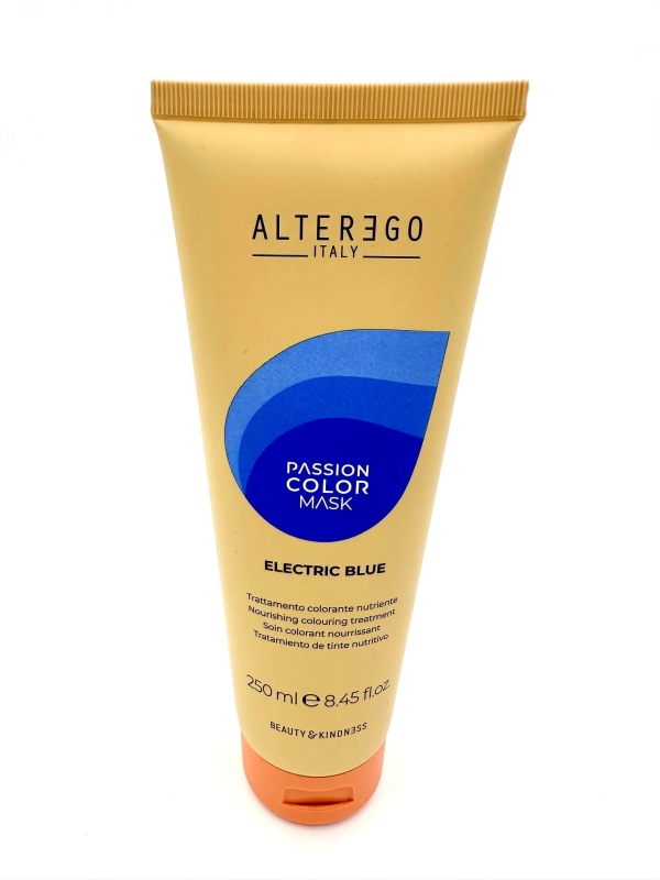 Alter ego passion mask electric blue Maska koloryzująca do włosów elektryzujący niebieski 250ml