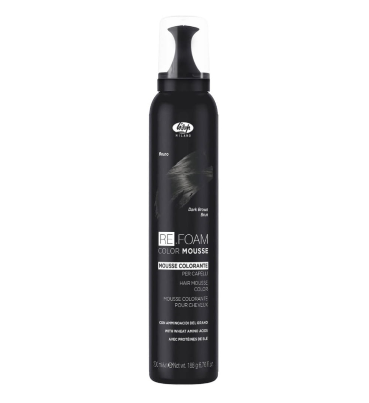 lisap re foam pianka koloryzująca ciemny brąz 200ml.jpg
