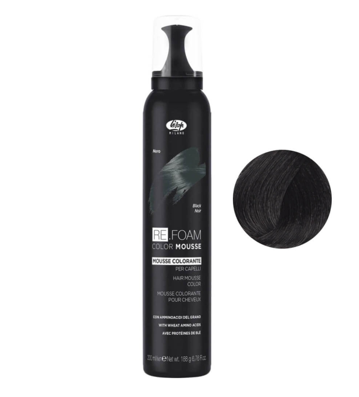 Lisap refoam Pianka koloryzująca do włosów czarna 200ml (1).jpg