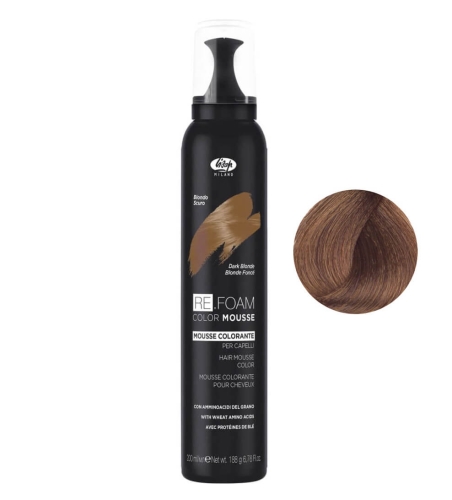 Lisap refoam Pianka koloryzująca do włosów ciemny blond 200ml