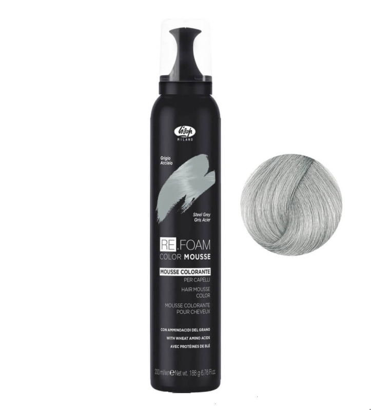 Lisap refoam Pianka koloryzująca do włosów stalowy 200ml 
 (1).jpg