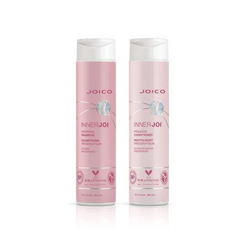 Joico inner joi preserve Zestaw do włosów farbowanych Szampon 300ml Odżywka 300ml