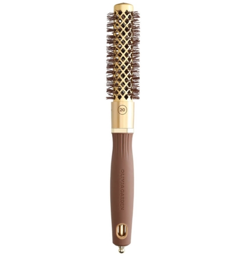 Olivia Garden blowout shine gold brown Szczotka do modelowania włosów 20mm