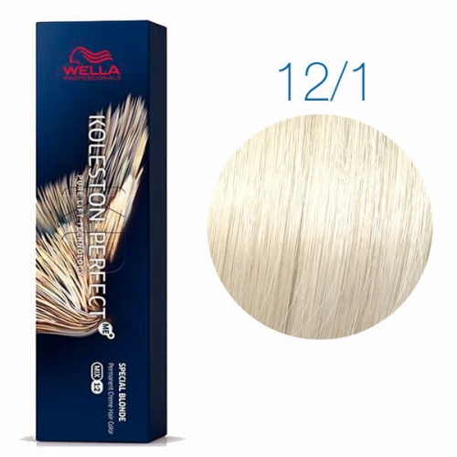 Wella koleston perfect me Farba do włosów 12/1 special blond popielaty 60ml