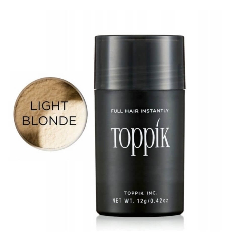 Toppik Keratynowe mikrowłókna zagęszczające do włosów 12g jasny blond