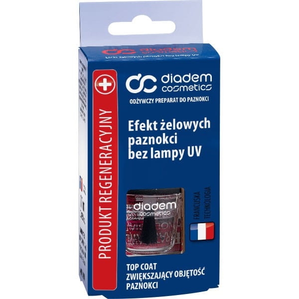 Diadem efekt żelowych paznokci bez lampy uv Top coat 11ml