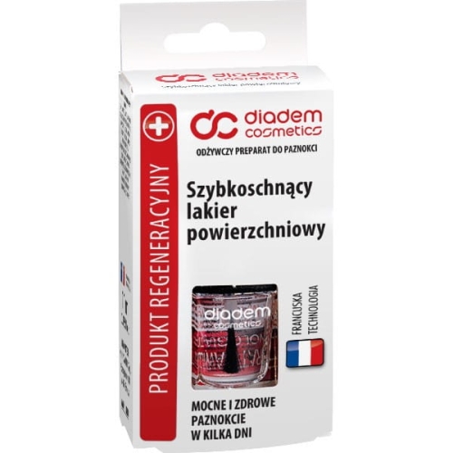Diadem Szybkoschnący lakier powierzchniowy do paznokci 11ml 