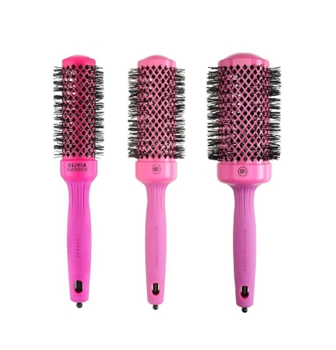 Olivia Garden blowout shine pink Zestaw szczotek 35, 45, 55mm