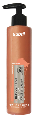 Subtil retouch lab Brzoskwiniowa maska koloryzująca do włosów 195ml 