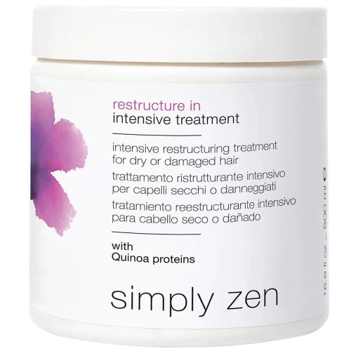 Simply zen restructure in Maska odbudowująca do włosów zniszczonych 500ml