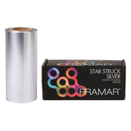 Framar star smooth silver Folia aluminiowa w rolce 98 metrów