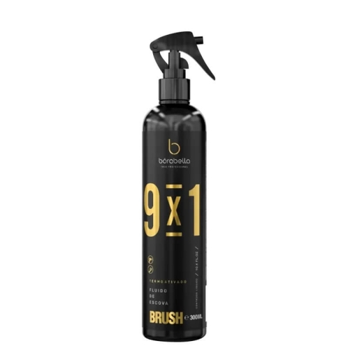 Borabella 9x1 brush fluido Termoochronny spray do włosów 9w1 300ml