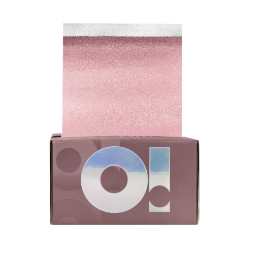 O! Tools rose gold Folia aluminiowa ryflowana różowo-złota 500 arkuszy