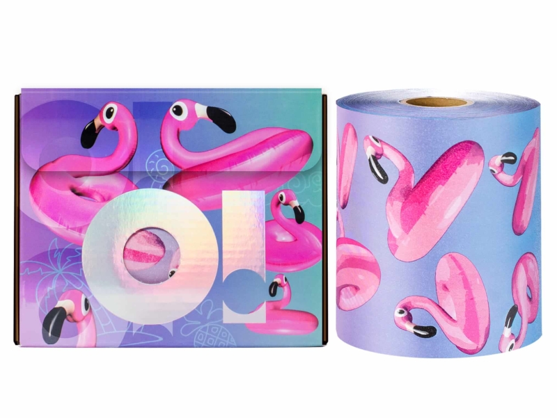 O! Tools pink flamingo Folia aluminiowa ryflowana w rolce 100m(1).jpg