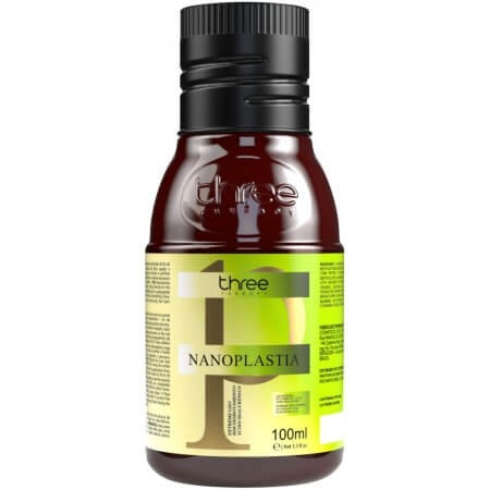 Three therapy nanoplastia Kuracja do prostowania włosów 100ml