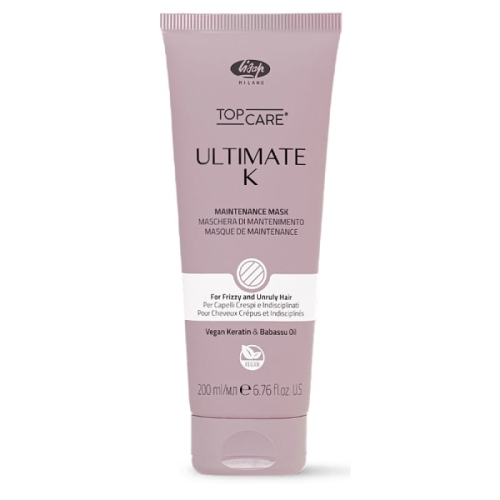 Lisap ultimate k Maska wygładzająca do włosów puszących 200ml