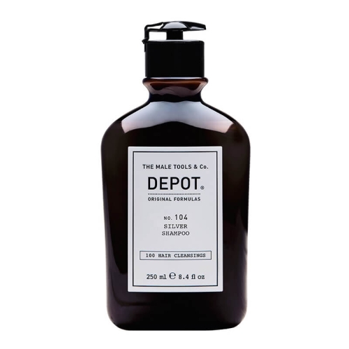 Depot no.104 silver Szampon do włosów jasnych lub siwych dla mężczyzn 250ml