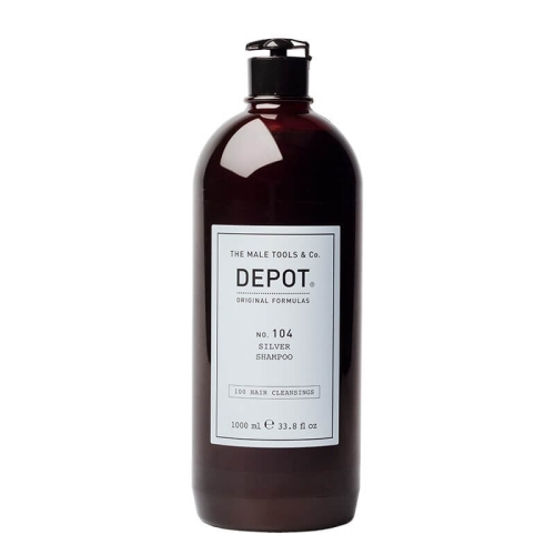Depot no.104 silver Szampon do włosów jasnych lub siwych dla mężczyzn 1000ml
