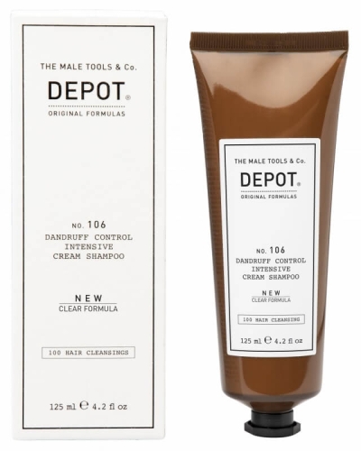 Depot no.106 dandruff control Szampon przeciwłupieżowy w kremie dla mężczyzn 125ml