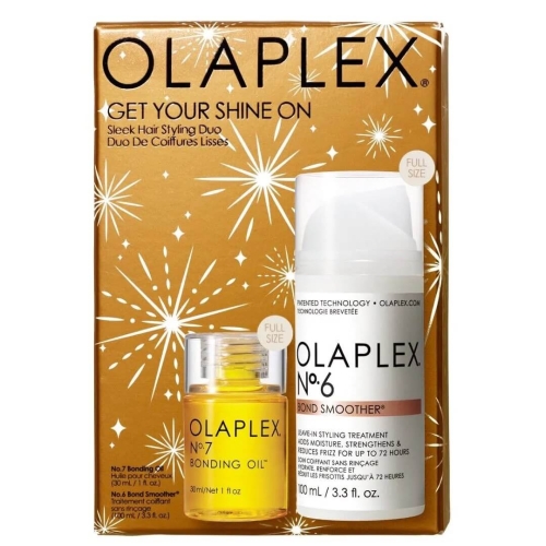 Olaplex get your shine on Zestaw prezentowy Olejek Olaplex no.7 30ml Krem Olaplex no.6 100ml