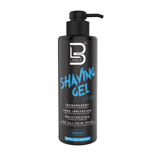 Level3 shaving gel aqua Nawilżający żel do golenia 500ml