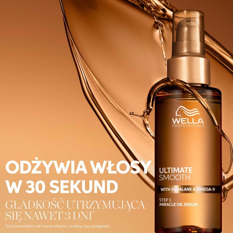 Wella ultimate smooth Olejek wygładzający do włosów suchych i puszących 30ml